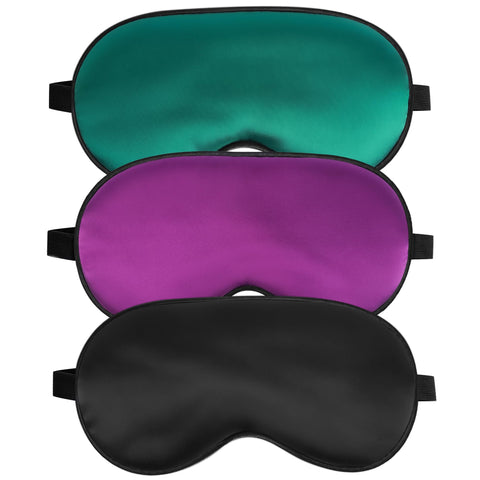Sleep Mask, Silk Eye Mask for Sleeping with Adjustable Strap, Blindfold Eyeshade for Men & Women, Comfortable & Soft Eye Cover E