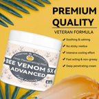 AEROMAXX Organic Bee Venom Muscle Joint Cream, 10x Maximum Caring Ointment, Soothe Shoulder, Back, Neck, Hands, Knuckles, Elbows