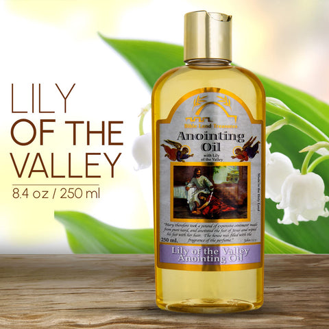 Lily of The Valley Bible Land Treasures Anointing Oil, Biblical Oils from The Holy Land. 8.45 fl.oz | 250 ml