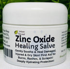 Urban ReLeaf Zinc Oxide Salve ! Gently Soothe & Protect Damaged, Injured & Dry Skin! First Aid, Burns, Rashes, Scrapes! Deeply H