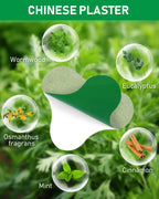 MYMULIKE Neck Patches, 36 Count Maximum Strength Warming Herbal Plaster, Wormwood Extract Sticker 8 Hours Lasting Reduction Join