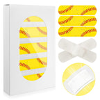 120 Pcs Softball First Aid Waterproof Bandages for Kids Adults, Fabric Adhesive Finger Bandages Travel Bandaids for Family, Fun 