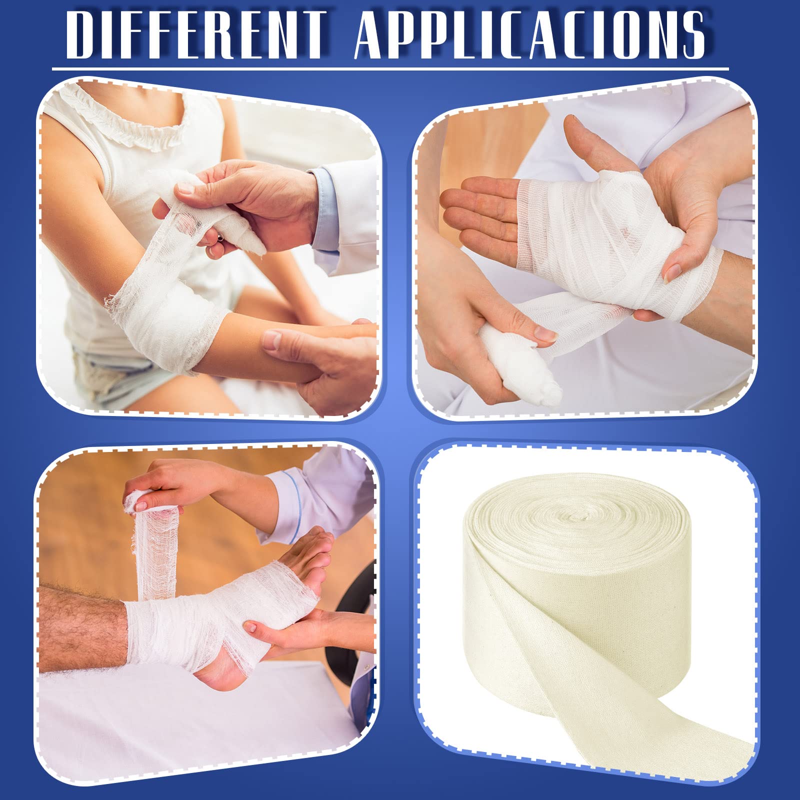 Economy Cotton Stockinette Tubular Bandage Comfortable Arm Leg Knee PreWrap for Pre-Splinting or Casting Fabrication Tubular Arm