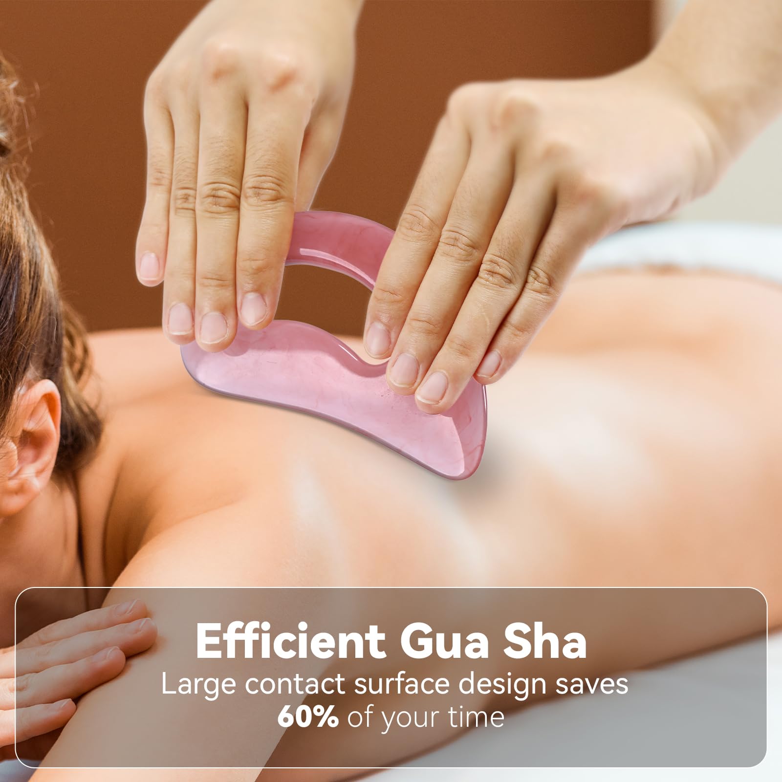FDKJEJC Body Gua Sha Tool Cellulite Guasha Tool for Body Body Massage Tools (Natural Resin) Lymphatic Drainage Tool Guasha Tool