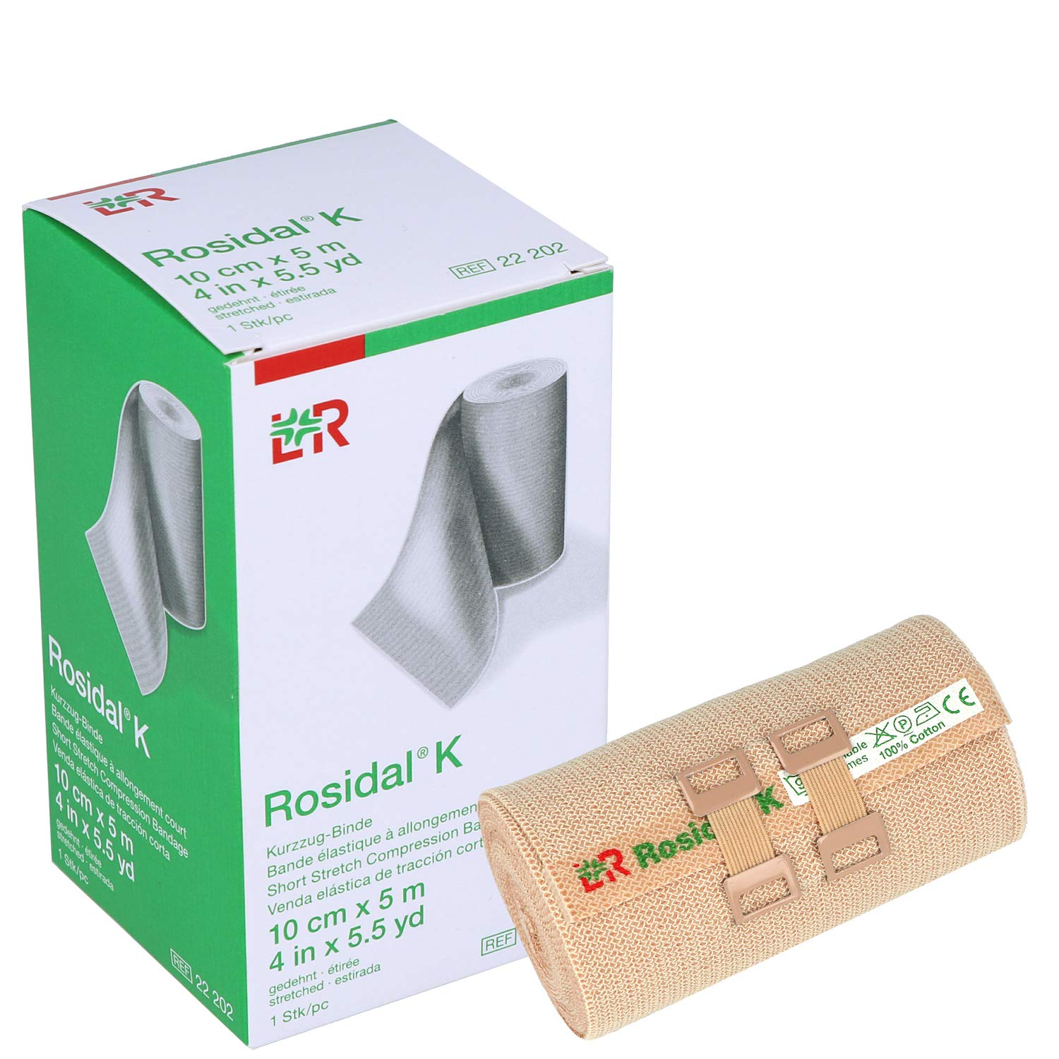Rosidal K 10cm x 5m Short-Stretch Bandage