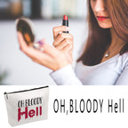 Tampon bag Period Pouch Sanitary Holder Oh Bloody Hell Bag Gifts For Best Friend (Oh Bloody Hell Bag)