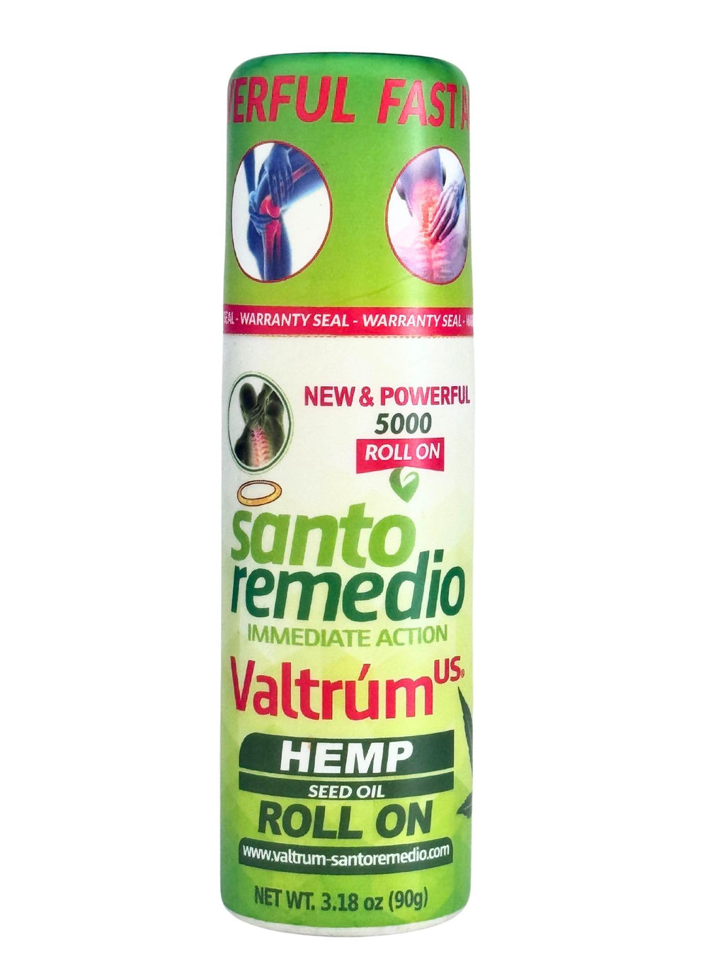 Valtrum Santo Remedio - with Hemp Seed Oil, Fast and Effective Relief. External use with Powerful Action, Whose Effects are perc