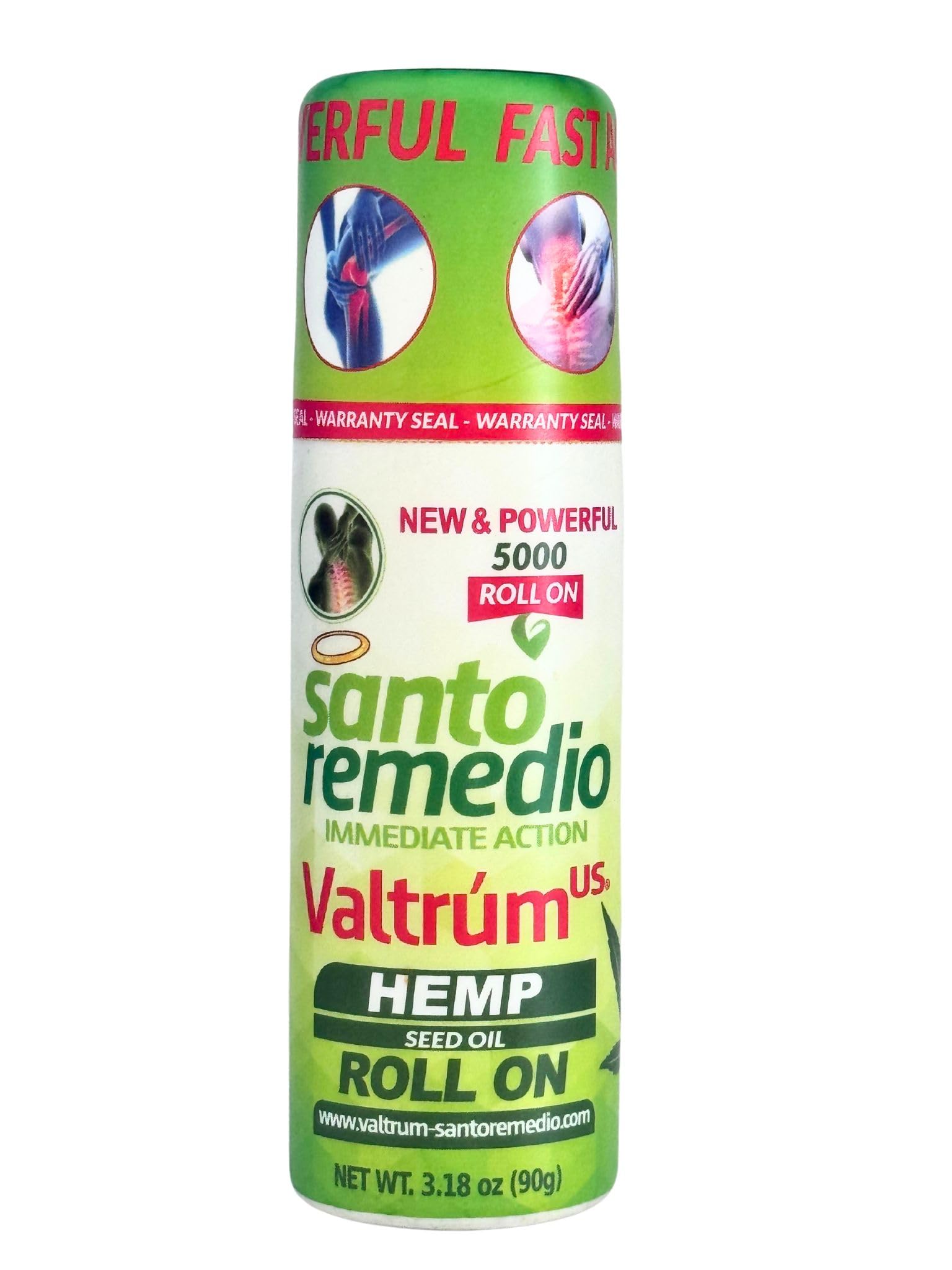 Valtrum Santo Remedio - with Hemp Seed Oil, Fast and Effective Relief. External use with Powerful Action, Whose Effects are perc