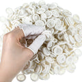 1600 Pcs Latex Finger Cots, Disposable Medium Fingertip Protector Gloves White Finger Covers for Industrial, Beauty, Pet and Mor