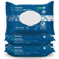 McKesson Washcloth Wipes for Adults, Scented (3 Pack, 288 Washcloths) Disposable Wash Cloths for Body - No-Rinse Formula with Sn