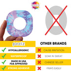 Peelz Dexcom G7 Adhesive Patches Designed for The DEXCOM G7 and Stelo Waterproof & Sweatproof Adhesive for 15 Days, Sensitive Sk