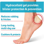 Care Science Hydrocolloid Gel Blister Cushion Bandages, 30 ct | Cushions & Protects Blisters, Long-Lasting