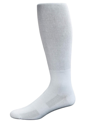 Yomandamor Mens Diabetic Over the Calf Breathable Mesh Socks with Non-binding Top,4 Pairs