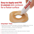 Hollister 79300 Adapt Skin Barrer Paste, 2.1 oz Tube, 1 Pack - Ostomy Paste, Ostomy Supplies, Prevent Ostomy Leakage