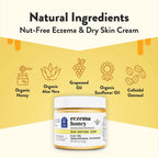 ECZEMA HONEY Nut-Free Original Skin-Soothing Cream - Honey Lotion For Dry & Sensitive Skin - Natural Eczema Cream for Adults & K