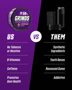 Grinds Coffee Pouches |Tobacco Free, Nicotine Free Healthy Alternative | 6 Cans of New Orleans | Made in the USA | 18 Pouches Pe