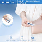 PURAX Saline Solution 0.9%,Nasal Cleanse for Babies, Kids and Adults, Isotonic Saline Solution for Eye Care, Wound Cleansing - 5