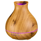 BZseed Aromatherapy Essential Oil Diffuser 550ml 12 Hours Wood Grain Aroma Diffuser with Timer Cool Mist Humidifier for Large Ro