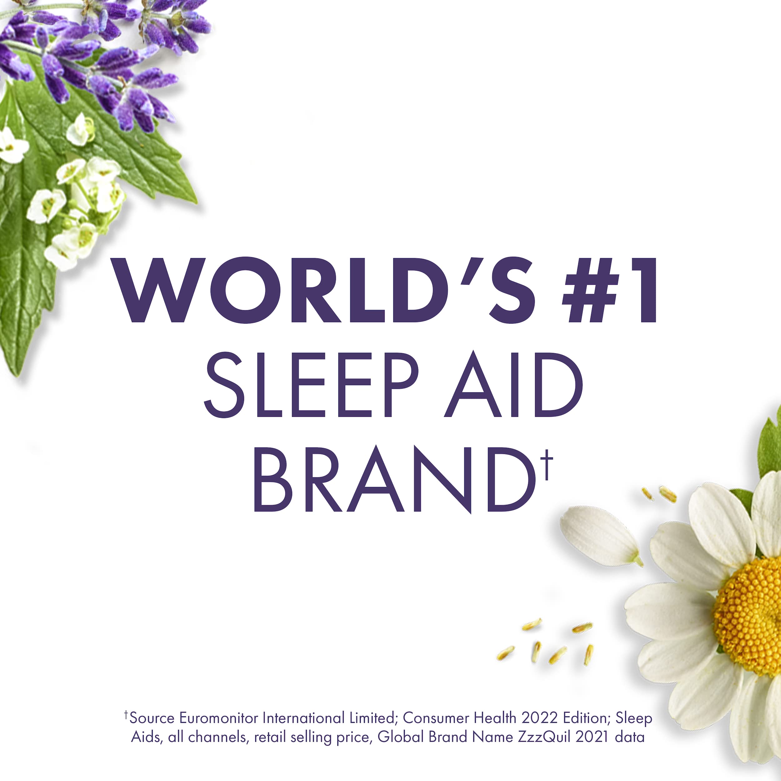ZzzQuil PURE Zzzs Melatonin Sleep Aid Gummies, Helps You Fall Asleep Naturally, Wildberry Vanilla Flavor, Chamomile Lavender & V