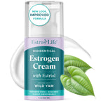 Estrogen Cream with Wild Yam Cream for Hormone Balance | Bioidentical Menopause & Menstrual Support | 200mg USP Micronized Estri