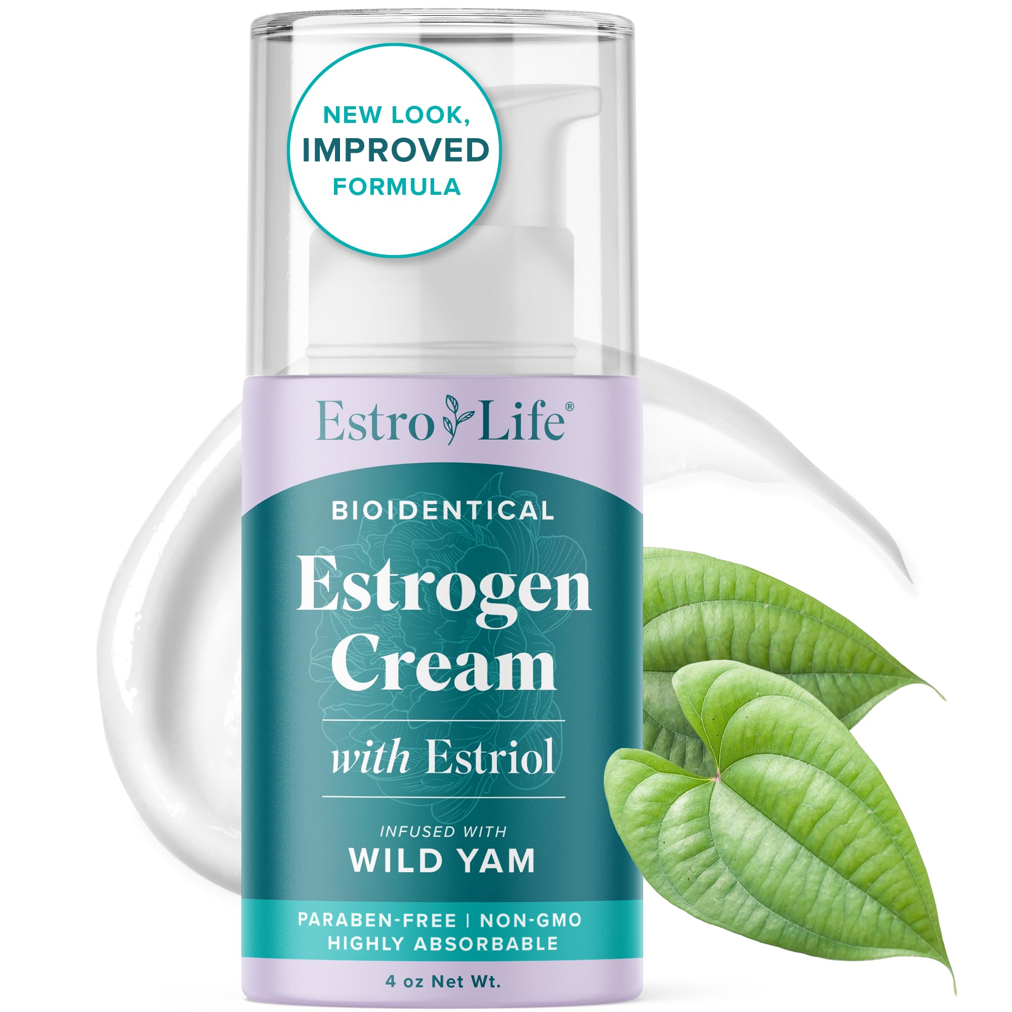 Estrogen Cream with Wild Yam Cream for Hormone Balance | Bioidentical Menopause & Menstrual Support | 200mg USP Micronized Estri