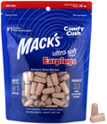 Macks Ultra Soft Foam Earplugs, 100 Pair Bag - 33dB Highest NRR, Comfortable Ear Plugs for Sleeping, Snoring, Travel, Concerts,