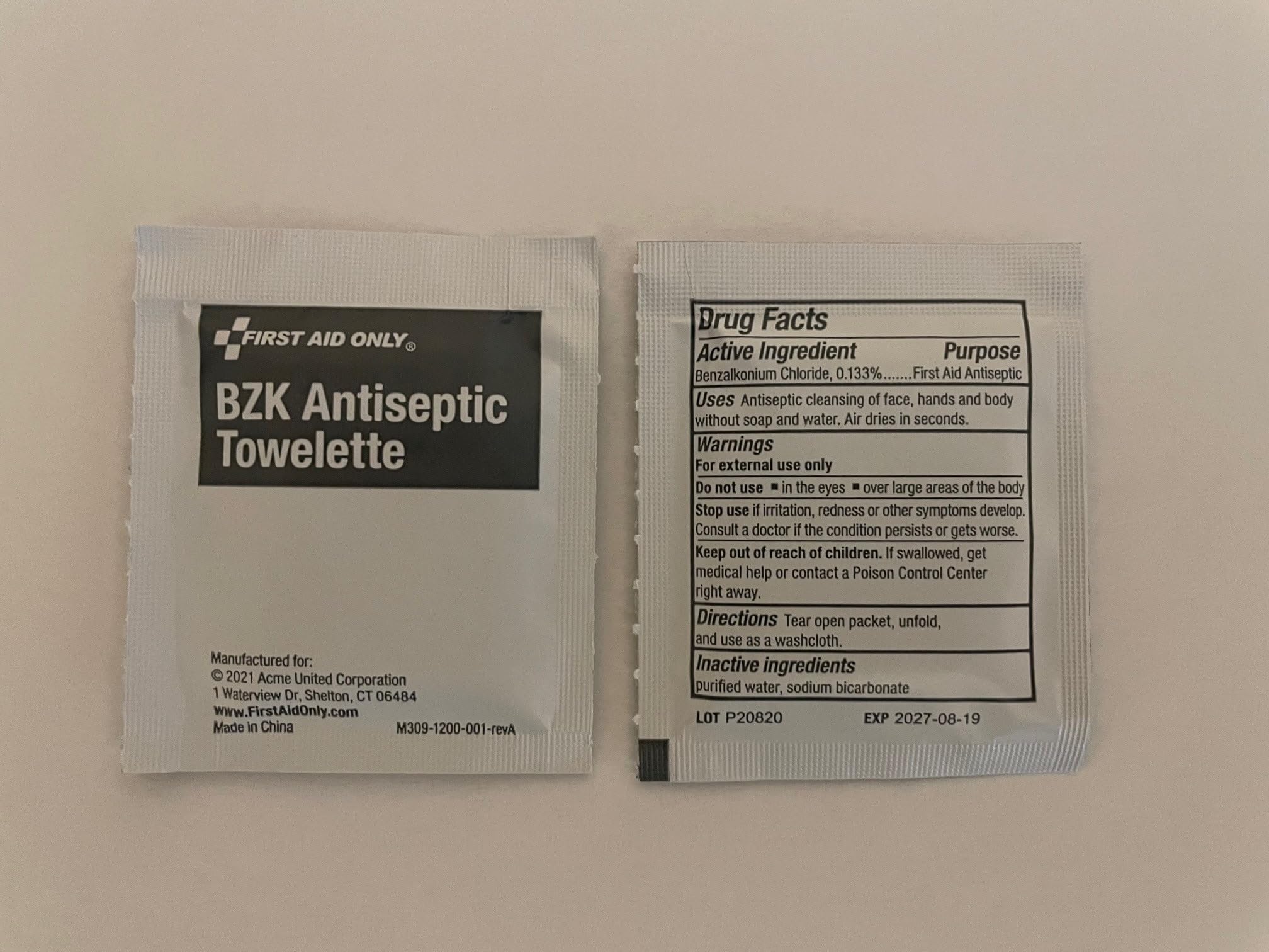 First Aid Kit Refill for 10 People, 59 Count, Package may vary
