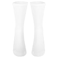 NuVein Diabetic Socks Sensitive Foot Comfort Loose Knit, White, Medium