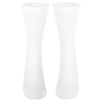 NuVein Diabetic Socks Sensitive Foot Comfort Loose Knit, White, Medium