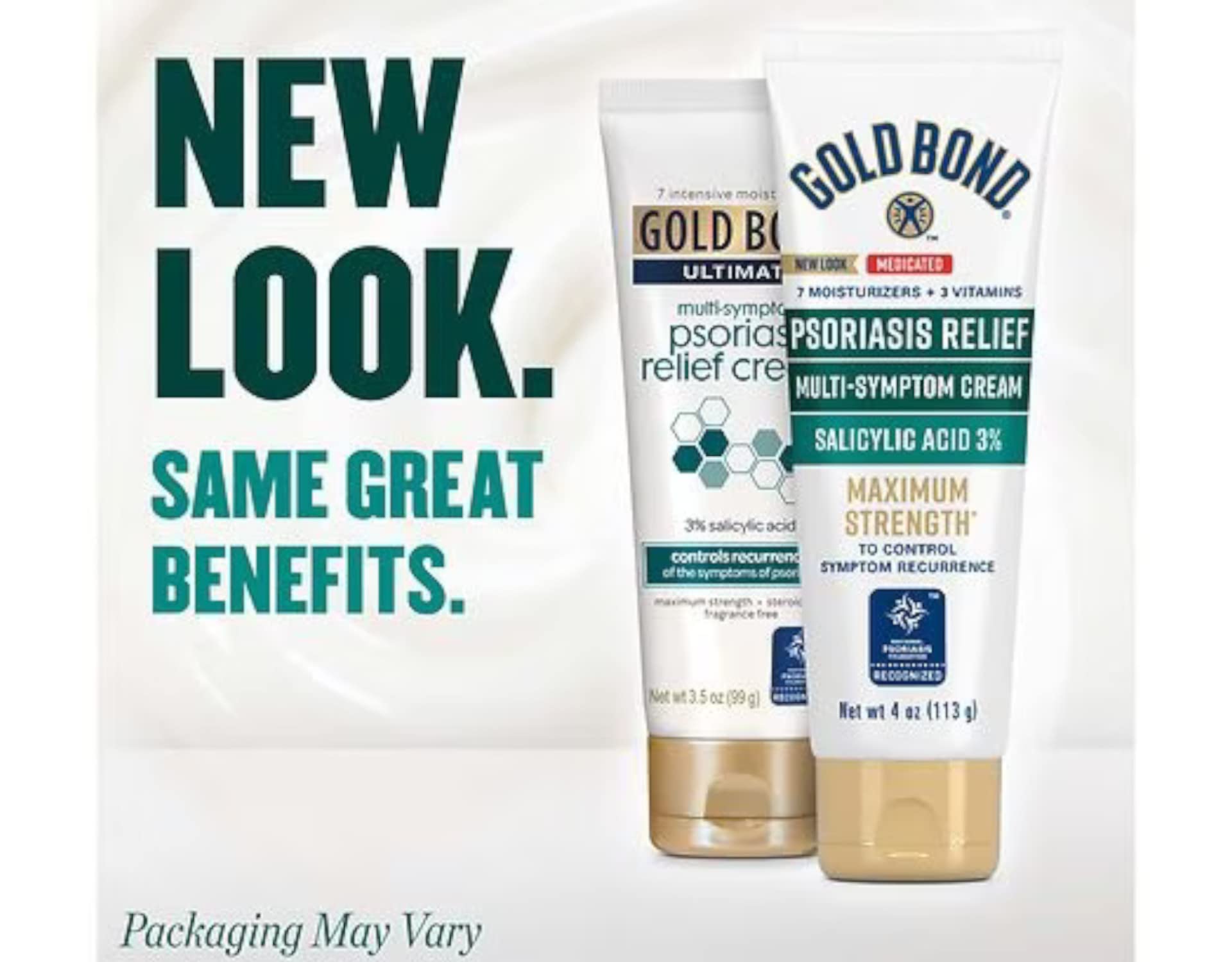 Gold Bond Ultimate Multi-Symptom Psoriasis Relief Cream 4 Ounce (2-pack)