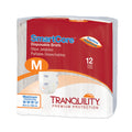 Tranquility SmartCore Adult Disposable Briefs, Adult Medium, Incontinence Control with Breathable Kufguard Technology, Fastening