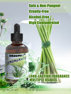 Pure Lemongrass Essential Oil Citrus Aromatherapy Natural for Hair Home Body Skin Energizing Diffuser Oils 4 Fl Oz