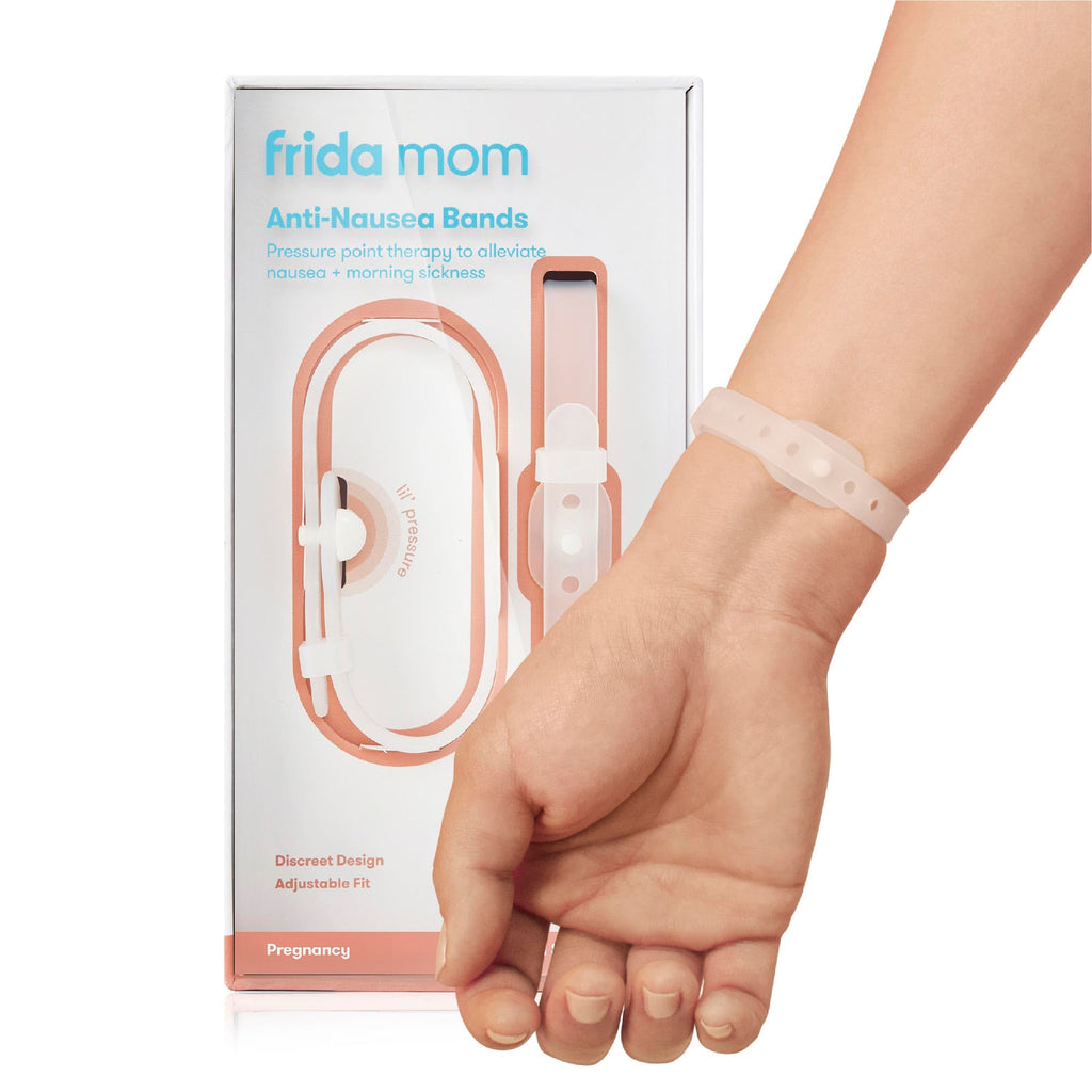 Frida Mom Nausea Bands for Morning Sickness Relief, Easter Basket Stuffer, 24/7 Support Through Pressure Point Therapy, Includes