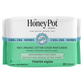 The Honey Pot Company - Herbal Everyday Panty Liners for Women - Infused w/Essential Oils for Cooling Effect & Organic Cotton Co