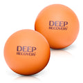 Deep Recovery Sport Myofascial Release Balls (Set of 2) - Extra Firm Lacrosse Ball Massage Ball Therapy - Deep Tissue Massage Ba