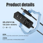 25.2V Massage Gun Charger 24V~25.2V Charger for Massage Gun Compatible with Hypervolt, Taotronics, Opove, Toloco, Legiral, Bobbi