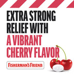 Fishermans Friend Cough Drops, Cough Suppressant and Sore Throat Lozenges, Sugar Free Cherry, 6.9mg Menthol, 480 Drops (12 Pack