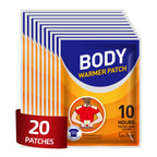 Body Warmers Large Size Heat Patches, Adhesive Heating Patches Disposable, Portable Instant Hot Packs Lasting up to 10 Hours, Tr