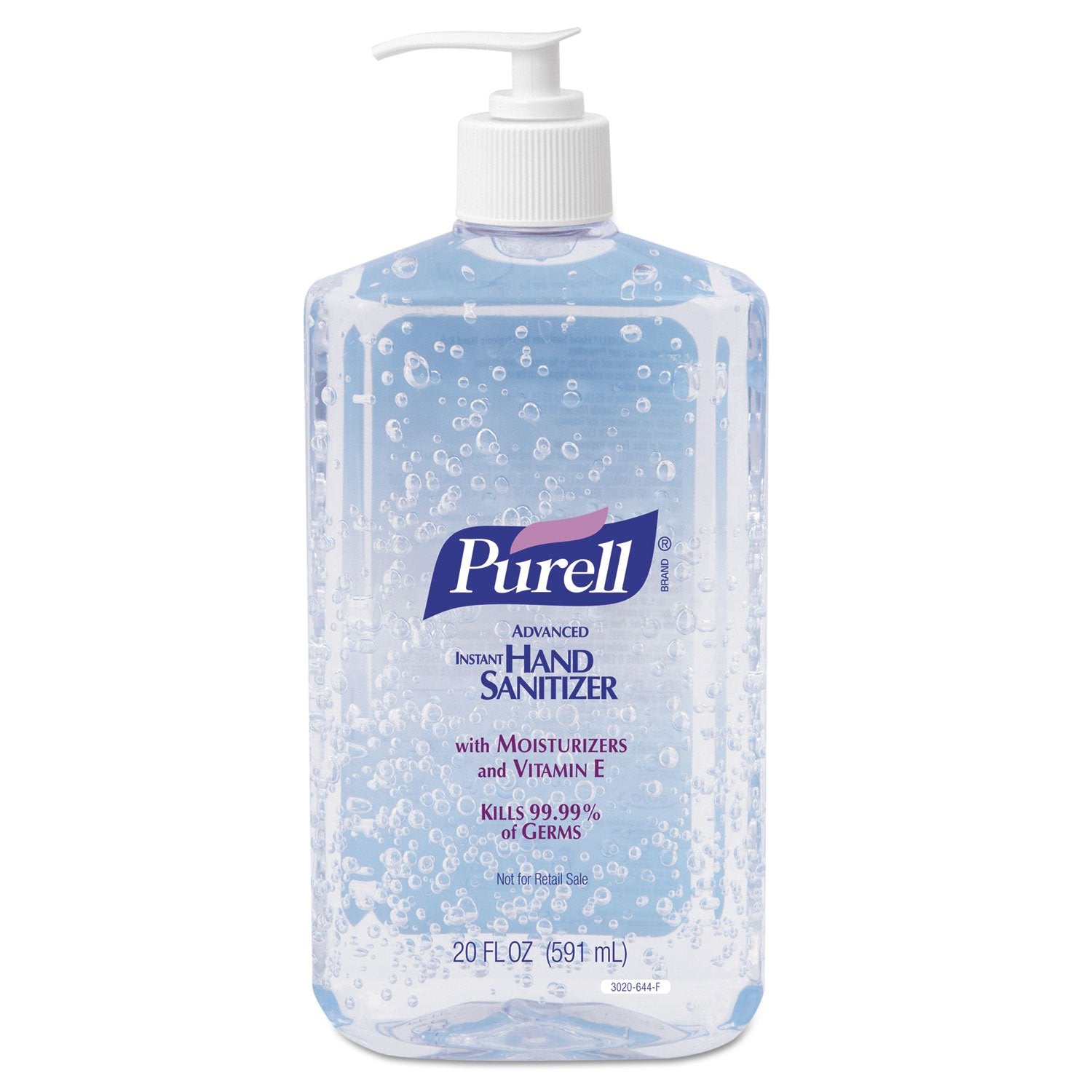 PURELL Advanced Hand Sanitizer Refreshing Gel, Clean Scent, 20 fl oz Pump Bottle (Pack of 12) - 3023-12