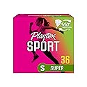 Playtex Sport Tampons, Super Absorbency, Fragrance-Free - 36ct