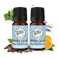 Wild Essentials Exquisite Signature Essential Oil Blend Inner Calm, Two 10 ML Bottles - Pure Essential Oils Synergy Blend, New L