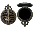 AGERYU Obsidian Scrying Mirror, Natural Healing Crystal Obsidian Mirror with Bag, for Divination, Meditation, Healing, Feng Shui
