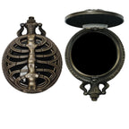 AGERYU Obsidian Scrying Mirror, Natural Healing Crystal Obsidian Mirror with Bag, for Divination, Meditation, Healing, Feng Shui