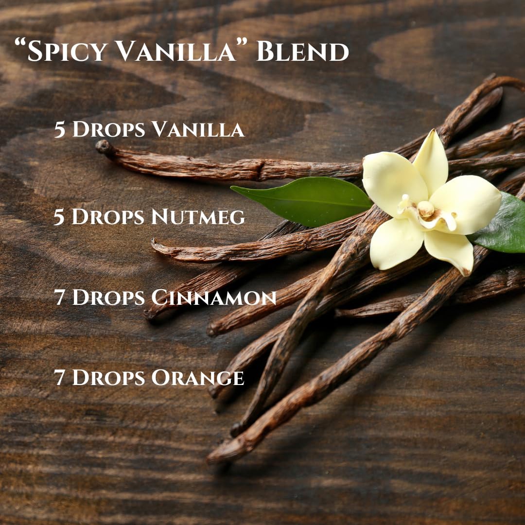 SenseLAB Vanilla Essential Oil - 100% Pure Extract Vanilla Oil - Therapeutic Grade Essential Oils - Relaxing, Soothing Oil (10 m