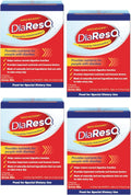 DiaResQ Rapid Recovery Diarrhea Relief - 3 Packets, Pack of 4