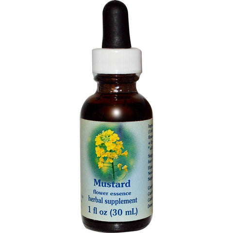 Flower Essence Services Mustard Dropper Herbal Supplements, 1 Ounce