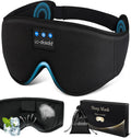 LC-dolida Sleep Mask with Bluetooth Headphones, Sleep Headphones Bluetooth Sleep Mask Eye Mask Pressure Relief Night Sleeping He