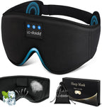 LC-dolida Sleep Mask with Bluetooth Headphones, Sleep Headphones Bluetooth Sleep Mask Eye Mask Pressure Relief Night Sleeping He