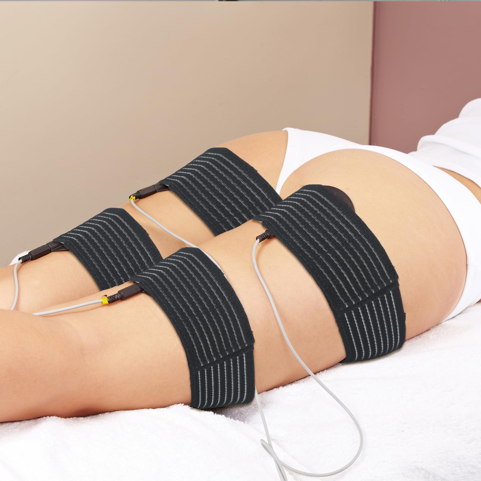 Threlaco 7 Pcs Laser Lipo Machine Elastic Bandage Spare Parts Wrap 3 Size for Slimming Beauty Machine Lipo Laser Bands Beauty De