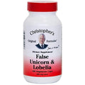 Dr. Christophers, Cleanse False Unicorn and Lobelia - 100 vegicaps
